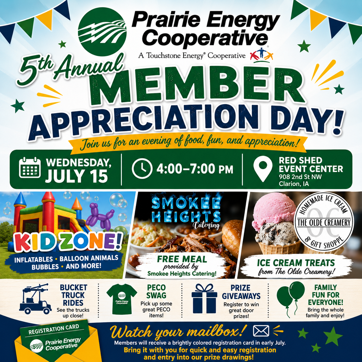 5th annual Member Appreciation Day is July 15, 2026